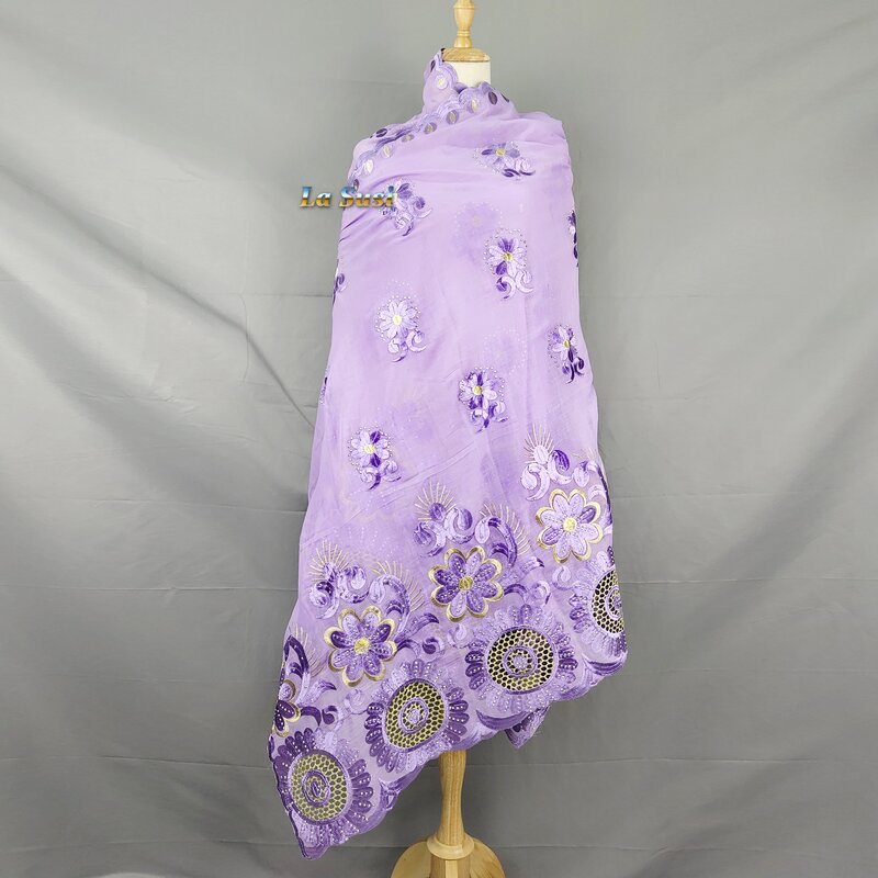 Hohe Qualität Baumwolle Schal Blume Stickerei Dubai Islamischen Afrikanische Moslemische Frauen Turban Headtie Baumwolle Weiche Schal LD433
