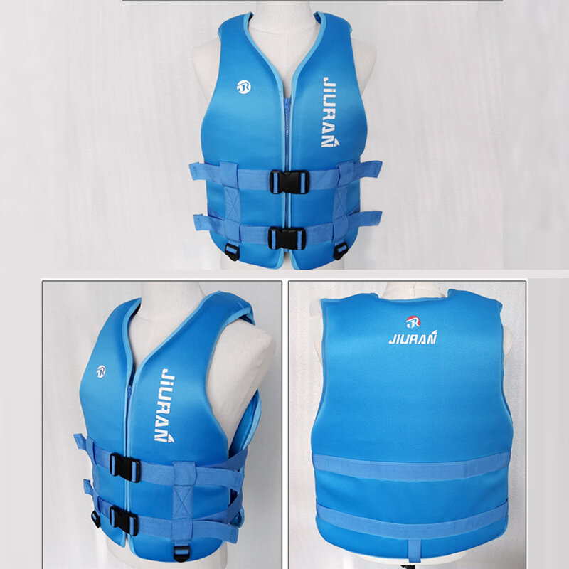 Jaket Pelampung Neoprene Arung Jeram Luar Ruangan untuk Anak-anak dan Dewasa untuk Renang Baju Snorkeling Memancing Kayak Perahu Dalam Setelan