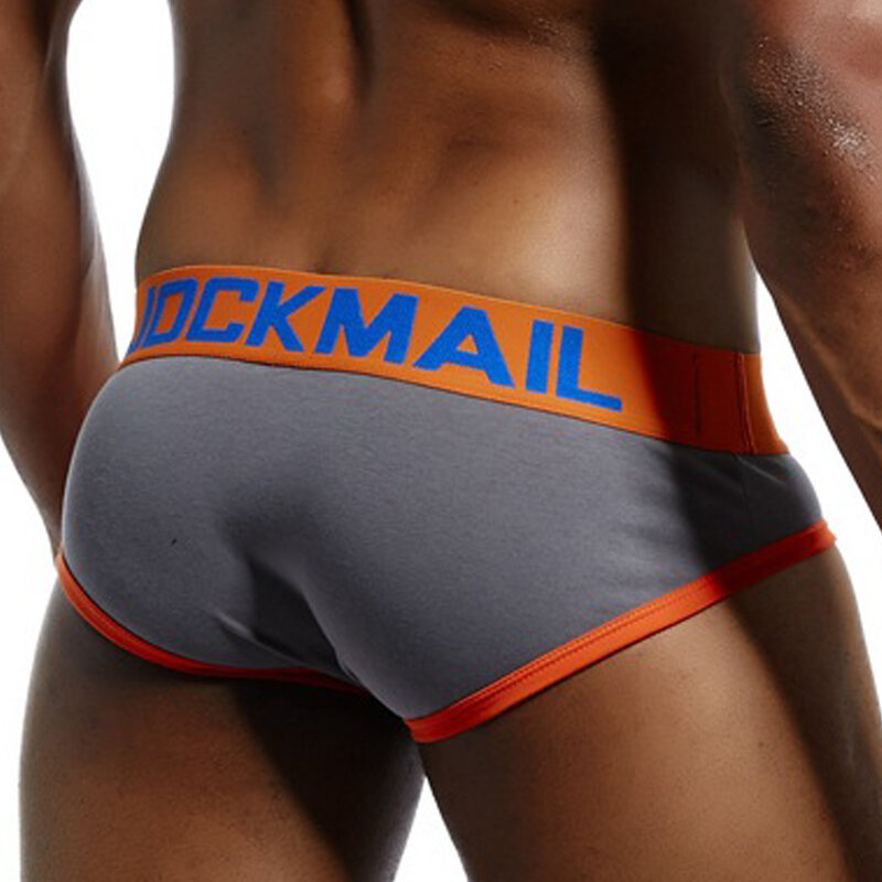 JOCKMAIL-Ropa Interior sexy Gay para Hombre, calzoncillos de algodón puro de marca, íntimo, antideslizante