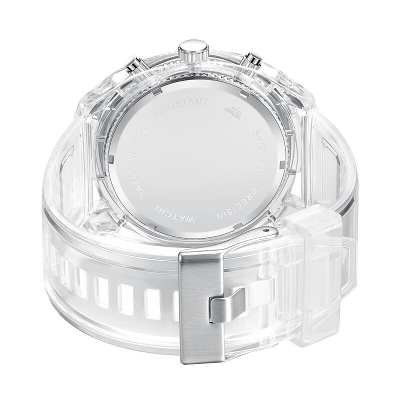 Часы Nova Moda Estudante de Plástico Fita À Prova D' Água Dos Homens Relógio das Mulheres Relógio de Quartzo Relógio À Prova D' Água