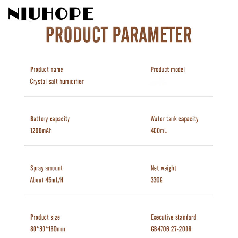 Niuhope-クッション付きポータブルオイル加湿器,ワイヤレスアロマエッセンシャルディフューザー,空気加湿器