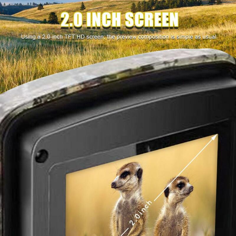 12MP 1080P Nachtsicht Trail Spiel Mini Wasserdichte Wildlife Kamera PIR Unsichtbare Foto Fallen Jagd Scouting Kamera