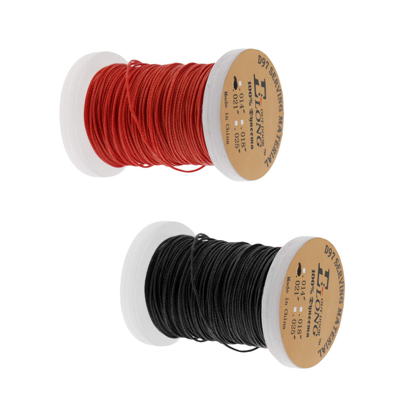 2 個アーチェリーロングボウ弦保護 0.021 厚さを提供する糸