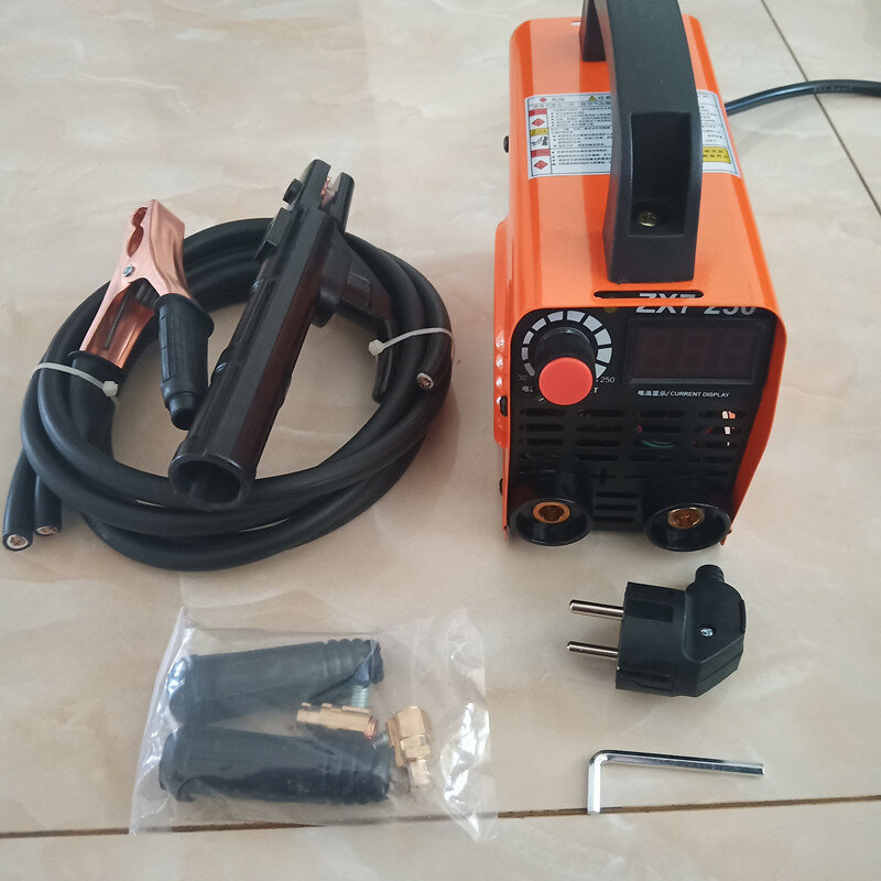 Inverter-máquina de soldadura eléctrica portátil para el hogar, herramienta de soldar eléctrica de cobre puro IGBT, barata, 220V, 250A, ZX7-250