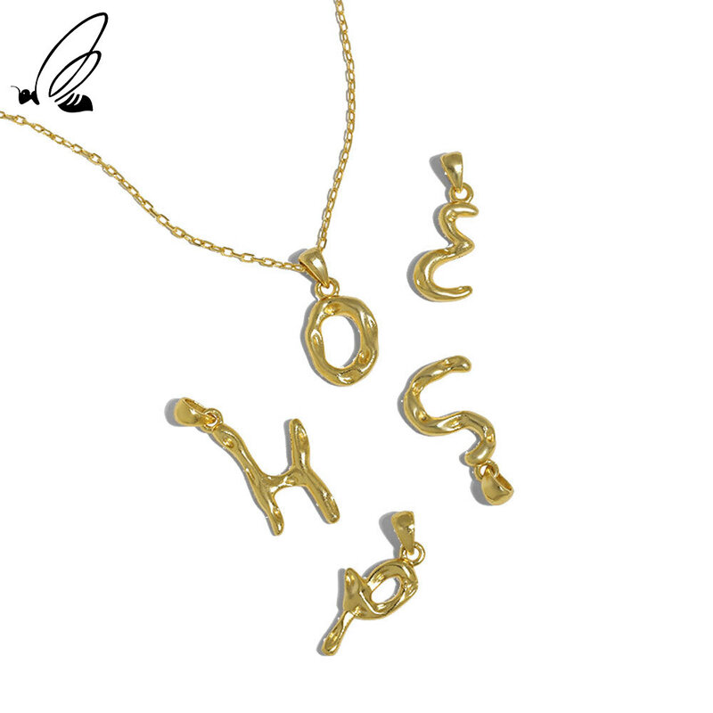 Ssteel aço 925 prata esterlina inicial A-Z carta design elegante colares para mulheres vintage clavícula corrente fina 2021 jóias coreanas