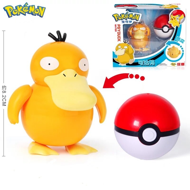 Figuras de acción de Pokémon para niños, modelo de juguete de bola de elfo, Pikachu, Jenny, Eevee, monstruos de bolsillo, regalos