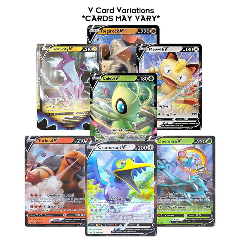 324Pcs Pokemon Cards English Game Collect Card Evolutions Booster Box Sealed Battle Trading Cards Toys Child Gift