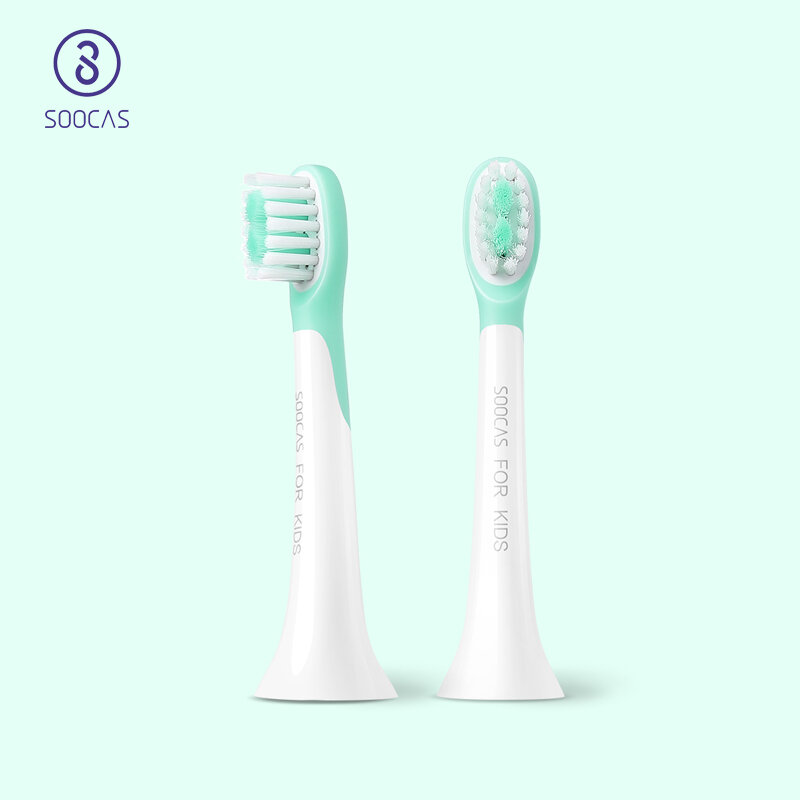 SOOCAS C1 головки для детской электрической зубной щетки для youpin замены головки для ультразвуковой зубной щетки для чистки Мягкая головка щетк...