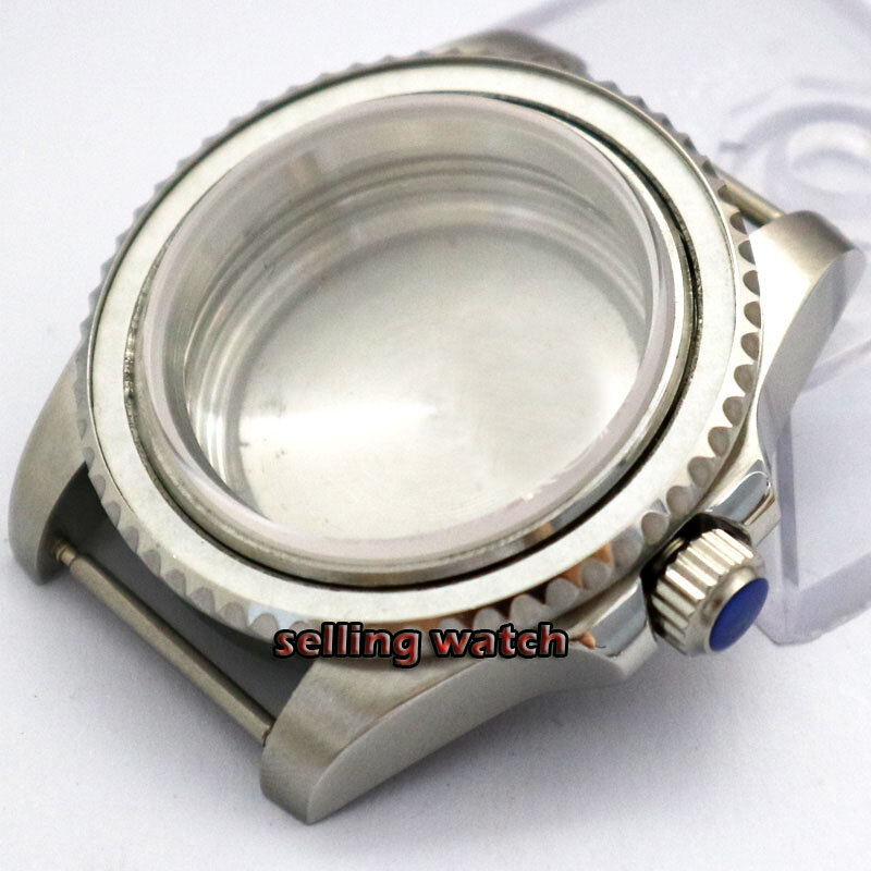 40mm Watch Case with Sapphire Glass Rotating Bezel Fit NH35 NH36 ETA 2836 Mingzhu DG2813 3804 Miyota 8205 8215 821A movement
