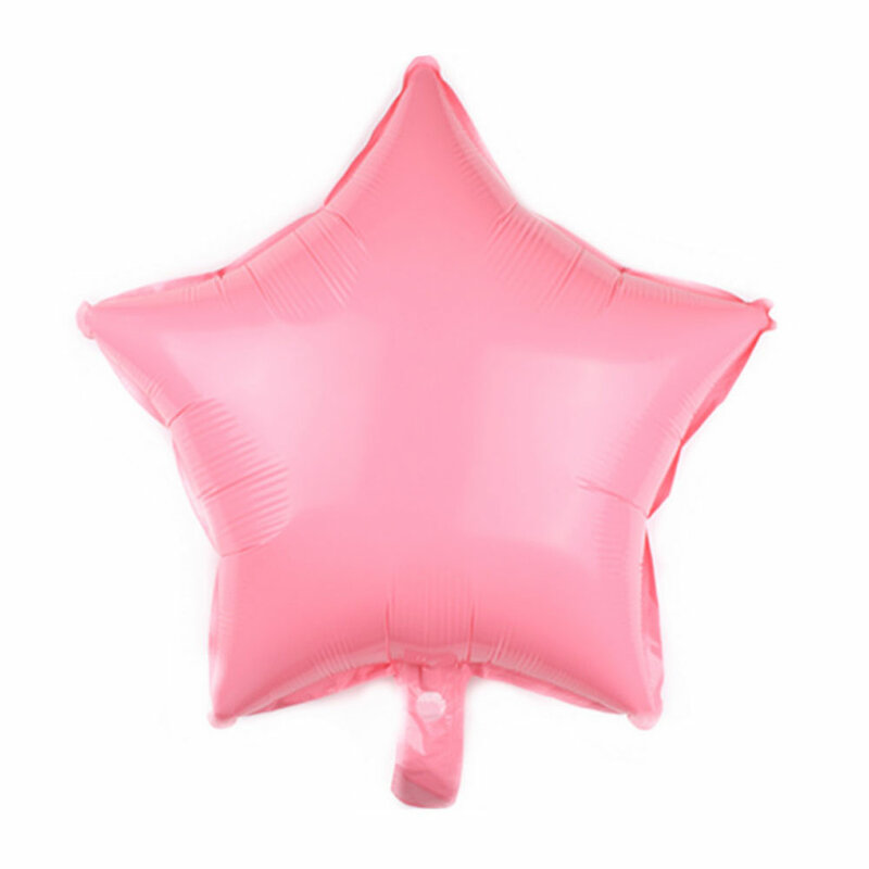 18Inch Macaron Bintang Jantung Balon Foil Hari Valentine Dekorasi Pernikahan Aurélie Selamat Ulang Tahun Balon Perlengkapan Pesta