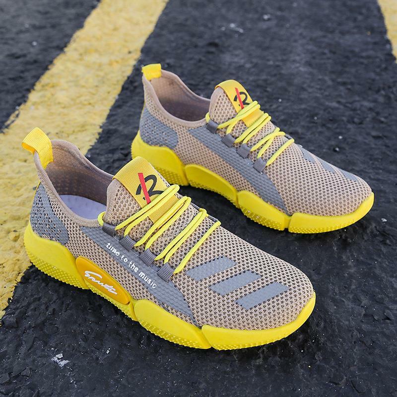 Sz 44 tenis de diseñador colour 12#Zapatillas de deporte ligeras para hombre zapatos informales a la moda transpirables para caminar 