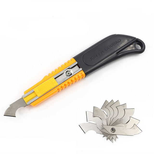 Verkäufe HEIßER Acryl Haken Messer Klinge Stahl Haken Klingen Cutter DIY Hand Werkzeuge für ABS Platte Acryl Bord Kunststoff Blätter schneiden