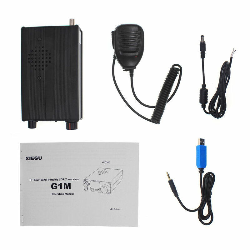 XIEGU G1M SSB/CW 0.5-30MHz radiotelefon komórkowy HF Transceiver szynka QRP G-CORE SDR Radio dla amatorów