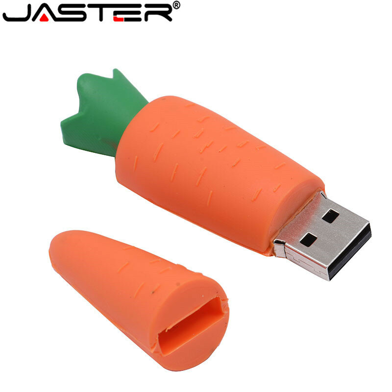 JASTER Fashion-قرص فلاش USB 2.0 ، 16 جيجابايت ، 32 جيجابايت ، 64 جيجابايت ، 128 جيجابايت ، باذنجان ، فاكهة ، باذنجان