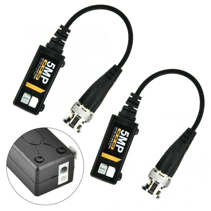 Transmetteur à paires torsadées pour caméra 5MP/TVI/AHD CCTV, 10 paires, Transmission de Balun vidéo passif