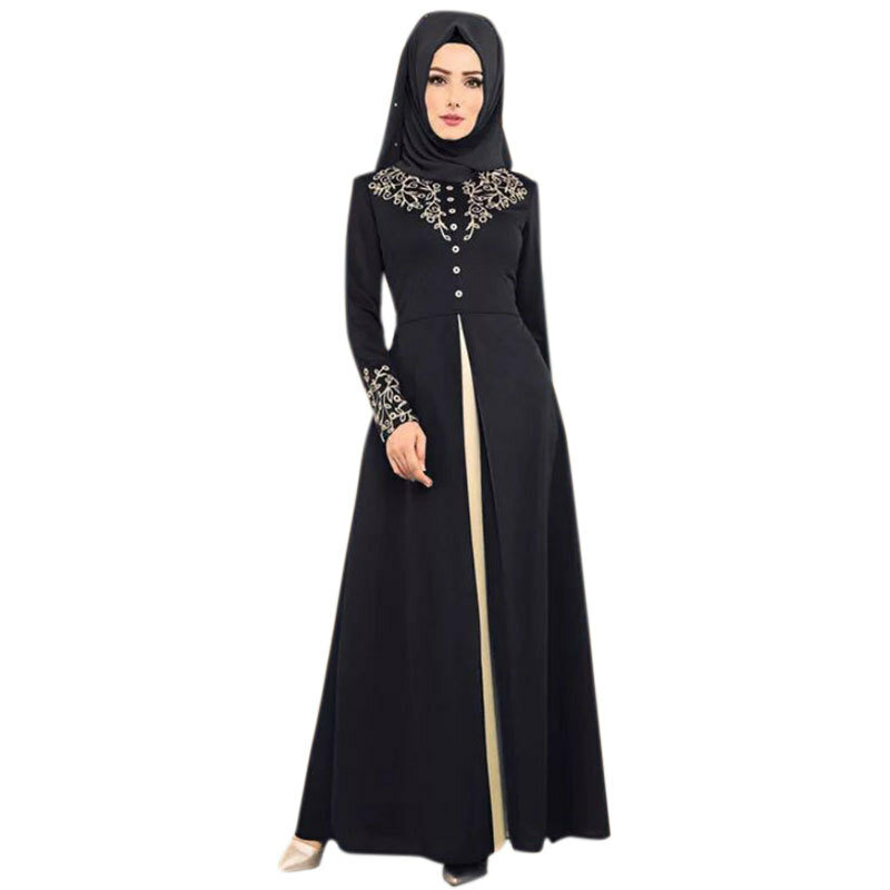 Abaya vestido hijab muçulmano, turquia muçulmano, vestido africano para mulheres