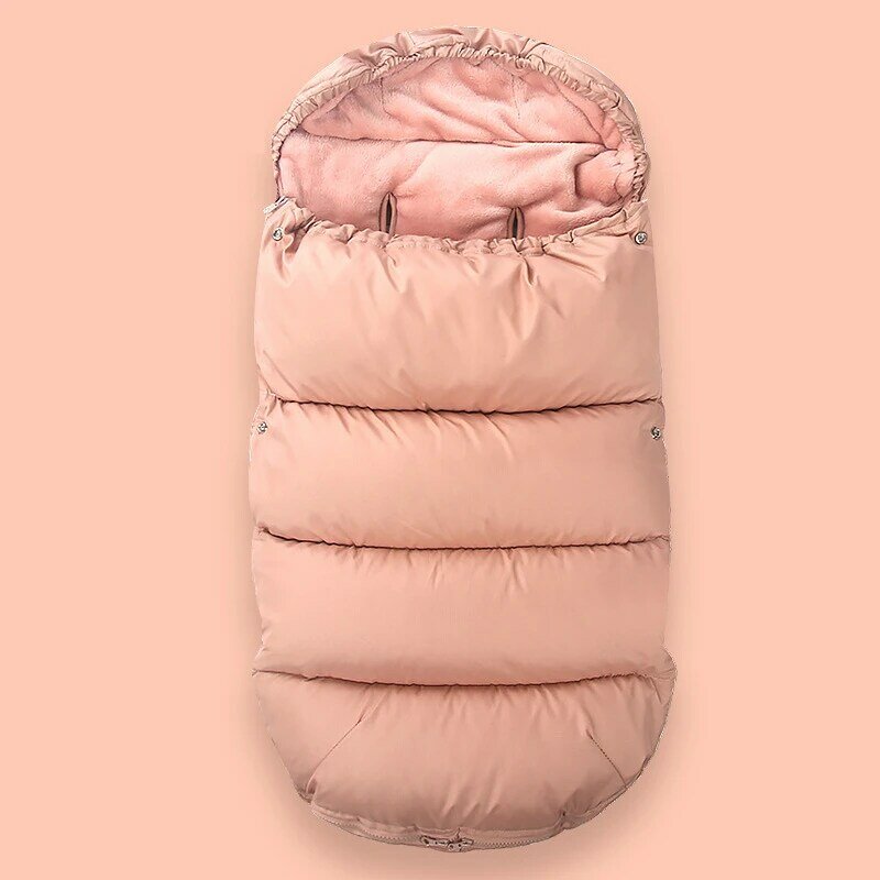 Inverno à prova de vento acessórios do bebê footmuff quente universal destacável carrinho da criança sacos de dormir engrossar infantil pram almofada