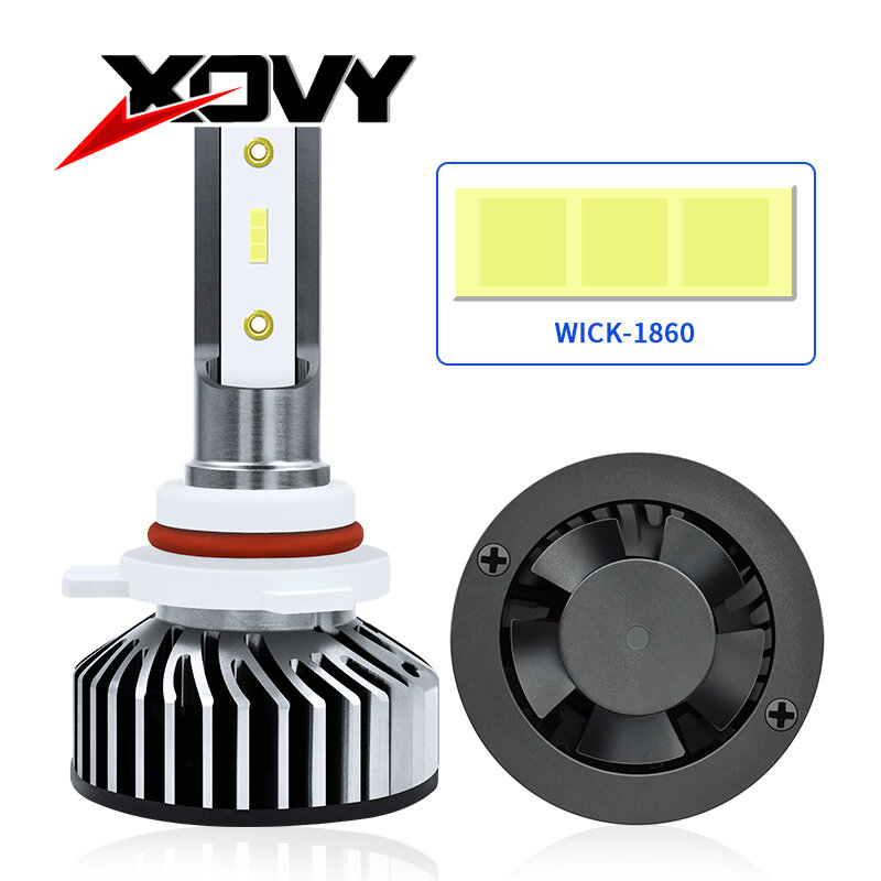 100W 1860 Led Fog Light หลอดไฟ20000LM 6000K H4 H7 LED ไฟหน้ารถกันน้ำรถ9005 9006 H8 H9 H11หลอดไฟ LED