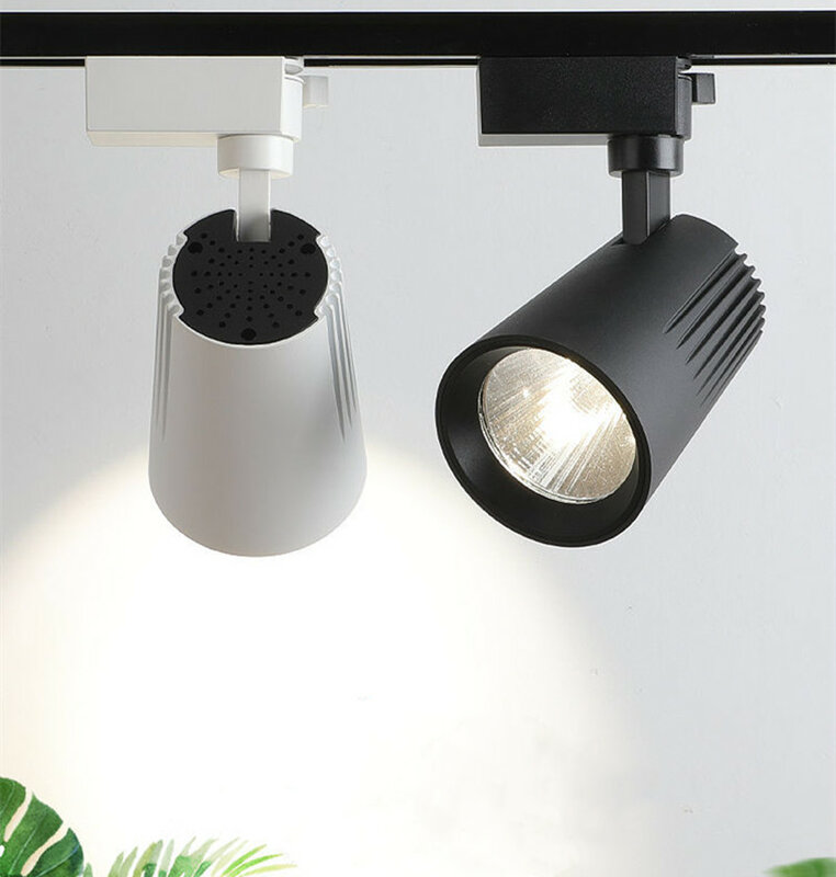 Spot lumineux LED avec technologie COB, éclairage d'intérieur, luminaire de plafond, idéal pour un salon, un magasin, un supermarché ou un salon, 25/32W