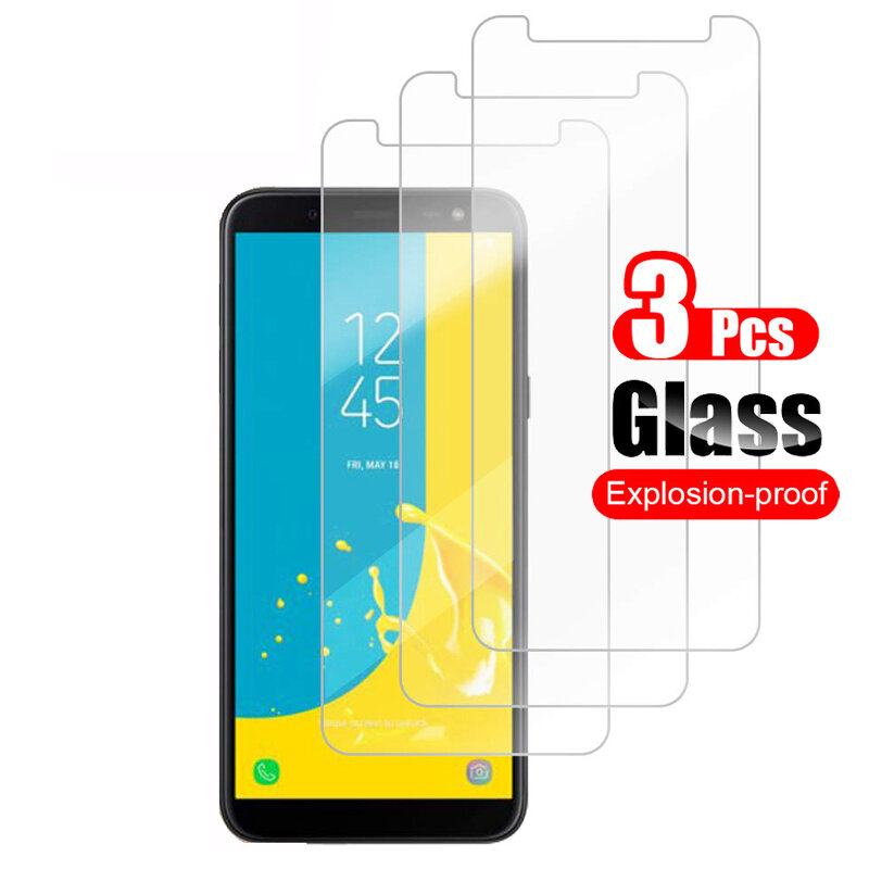 3Pcs 9H Tempered Glass For Samsung Galaxy A8 2018 A530 Duos Screen Protector Protective Tempered Glass Film