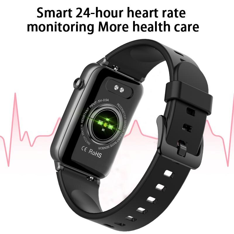 Lige 1.57-inch relógio inteligente bluetooth rastreador de fitness freqüência cardíaca pedômetro ip68 à prova dip68 água mulher smartwatch masculino para android ios