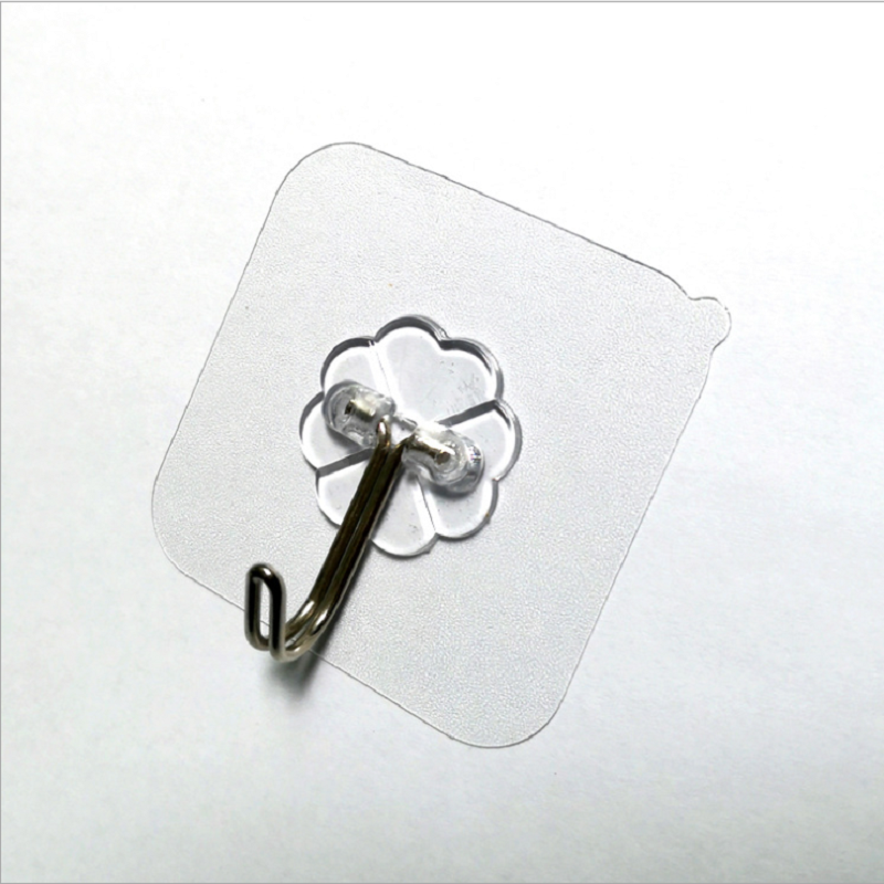 Transparent Haken Lagerung Werkzeug Kleidung Rack Schlüssel Universal-Self-Adhesive Für Küche Zubehör Bad Organizer Hängen Regal