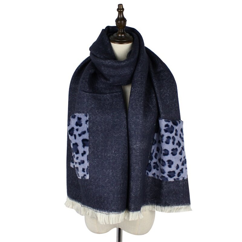 JNKET – foulard chaud de poche pour femme, Long châle, nouvelle mode, idéal pour l'hiver