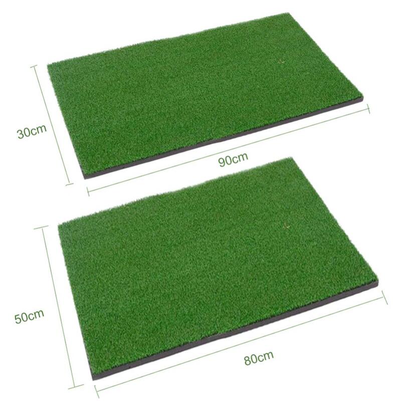 50%HOT90x30cm 50x80cm Outdoor Indoor Golf Mat Training Practice Hitting Faux Grass Pad