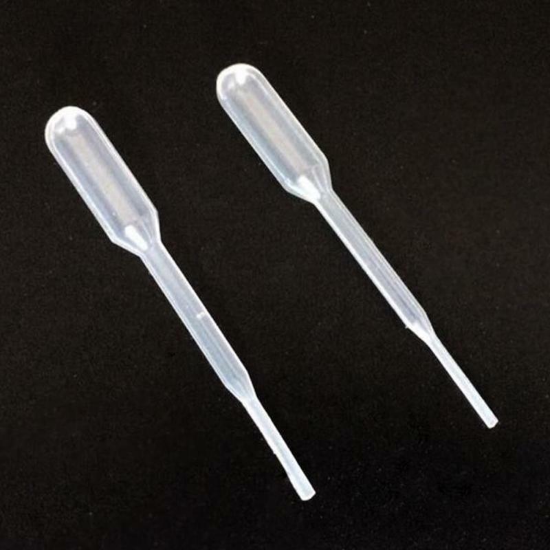 100Pcs 0.2MLท่อพลาสติกPipetteพลาสติกDisposable PipettesบีบโอนPipettes Dropperเครื่องประดับทำLab Catheter