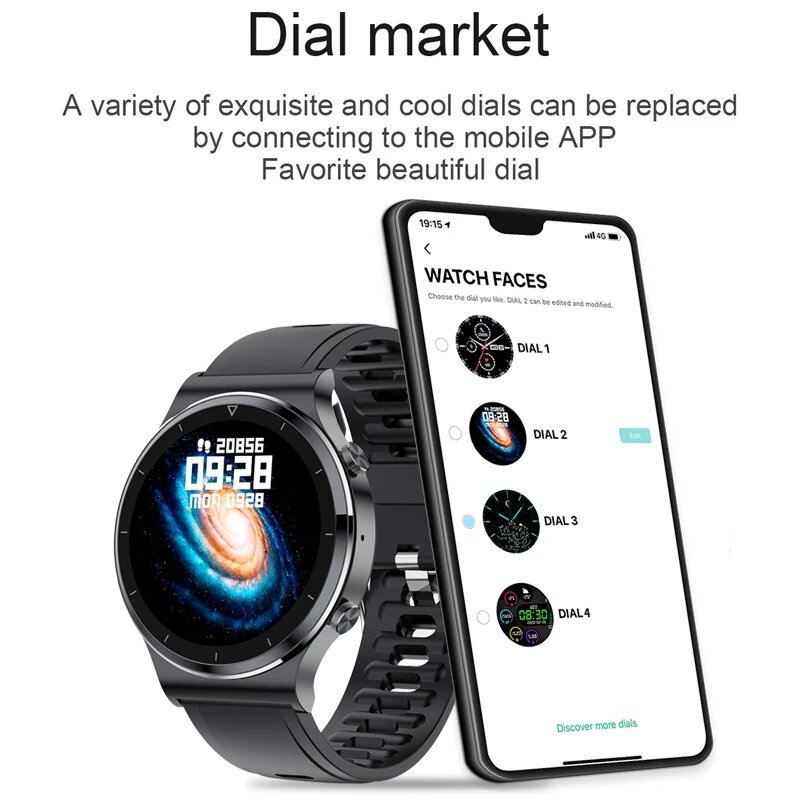 LIGE 2021 Neue Smart Uhr Männer Voller Touch Screen Sport Fitness Uhr IP68 Wasserdichte Bluetooth Für Android ios smartwatch Herren