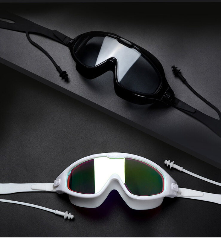 Kacamata Renang Mode Baru Tyrier Kacamata Renang Hd Tahan Air dan Antikabut Pria Wanita untuk Renang Kacamata Renang Silikon