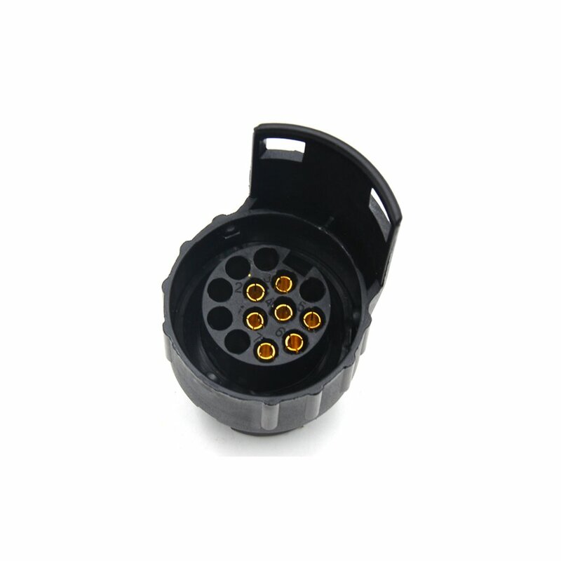 1PCS Schwarz 13Pin zu 7 Pin Weibliche Stecker Adapter Elektrische Converter Lkw-anhänger Fahrzeug Connector Auto Zubehör