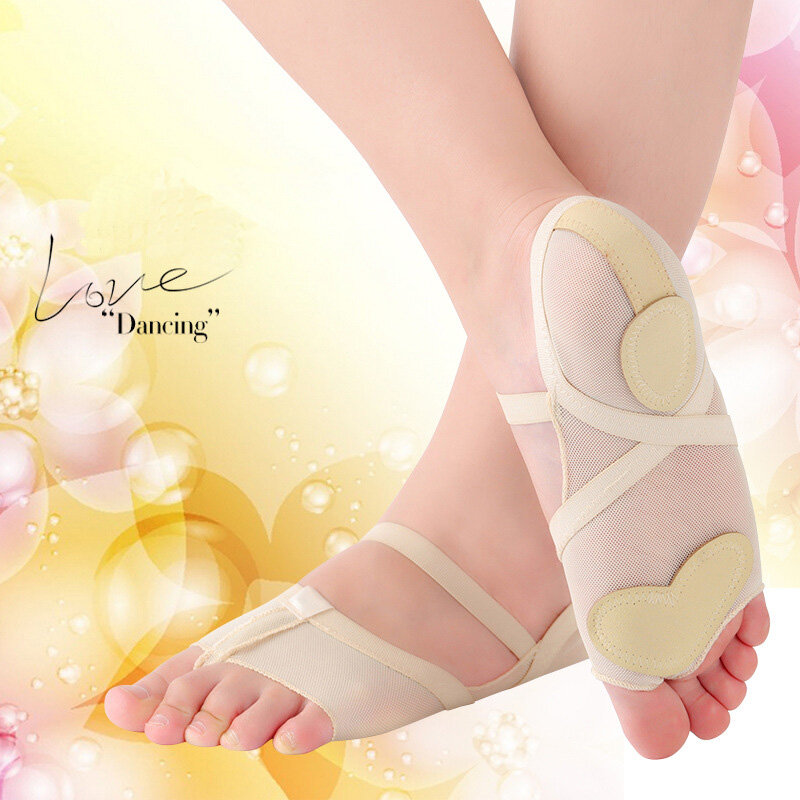 USHINE Professional full foot pad training fitness belly ballet dancing ballet yoga dance socks shoes woman