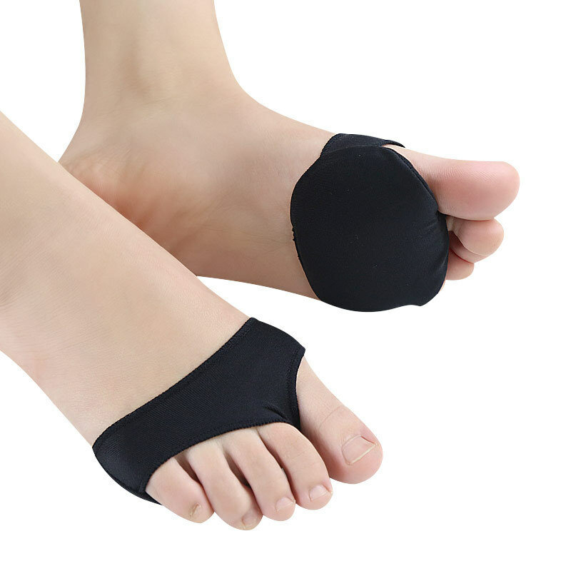 2 pçs qualidade almofadas antepé palmilhas para sapatos respirável almofadas de absorção de choque almofada de sapato ajustar tamanho meia inserções