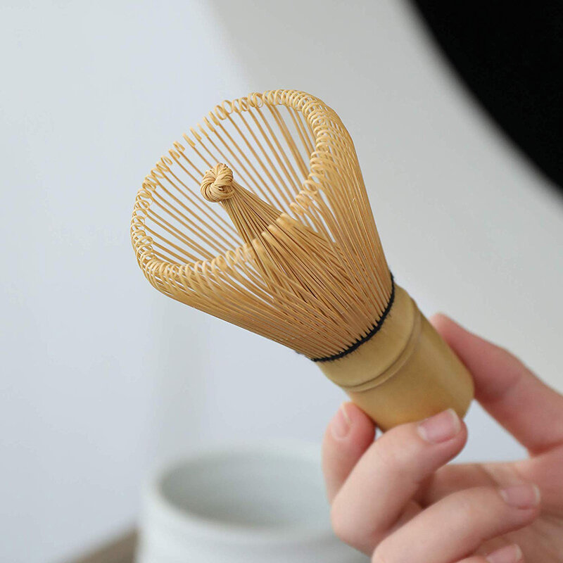 Bambu matcha batedor japonês escova profissional chá verde em pó batedor chasen chá cerimônia escova ferramenta moedor em pó acessório