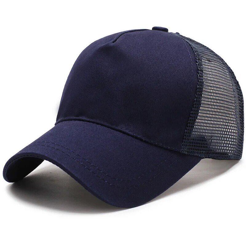 Regulowana siatkowa czapka z daszkiem sportowa czapka typu Trucker Mesh czapka z daszkiem tata kapelusz lato na świeże powietrze kapelusz przeciwsłoneczny wędkarstwo Camping czapka sportowa