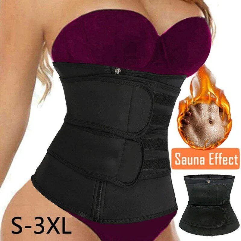 Fajas Reductoras Moldeadora Neopreno Sauna vita Trainer Body Shaper corsetto cintura sudore perdita di peso compressione Trimmer allenamento