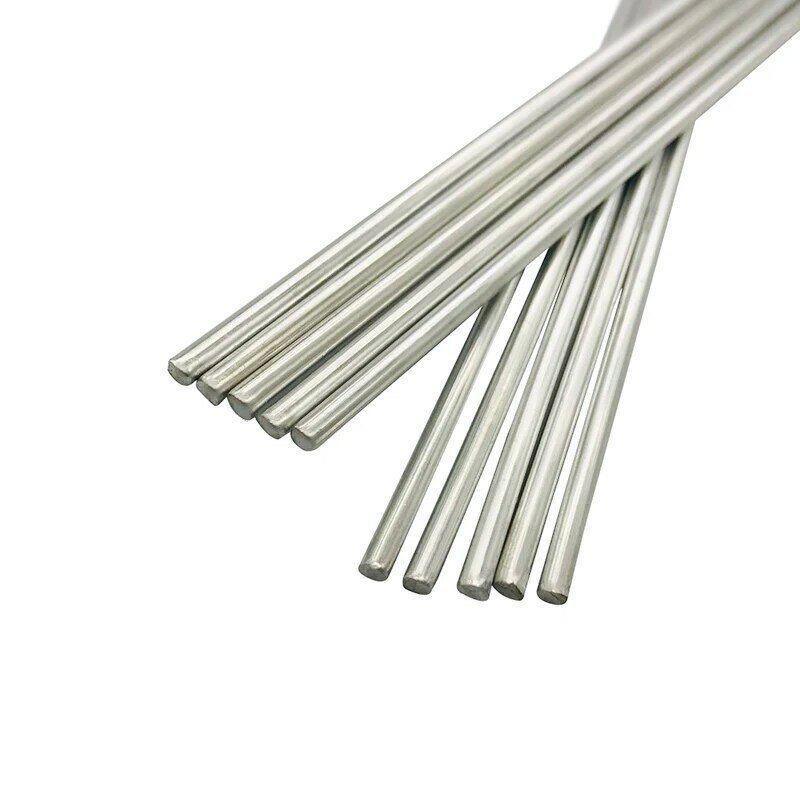 10 Buah Perak Aluminium Welding Rod Suhu Rendah Logam Solder Mematri Batang 2.4Mm X 45Cm dengan Ketahanan Korosi