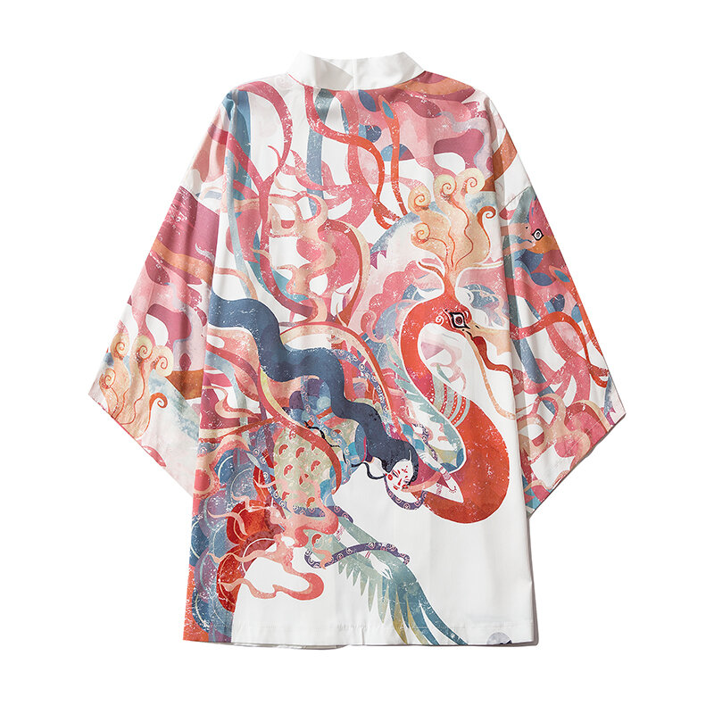 Kimono Yukata para hombre y mujer, cárdigan, camisa, ropa tradicional japonesa, disfraz de samurái