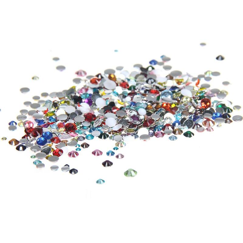 Decoración de diamantes de imitación de resina multicolor de 4mm/6mm para añadir brillo A cualquier proyecto de Papercrafting, novedad de 2019, gran oferta