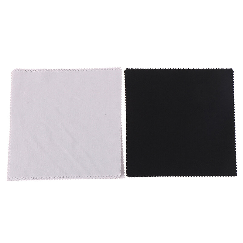 10 Stuks Grijs Reinigen Glazen Brillen Doek Economie Zonnebril Screen Microfiber Cleaner Doek Eyewear Accessoires 15*15 Cm