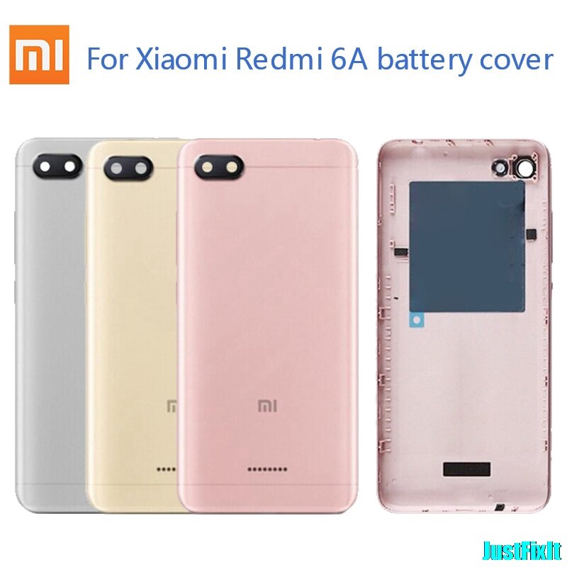 Original Housing Case For Xiaomi Redmi 6/6A Battery Back Cover Replacement Parts Case For Redmi6/6A Rear Back Cover