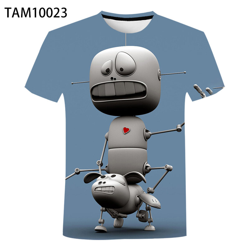 T-Shirt Grendizer pour enfants, Streetwear, personnalisé, à la mode, avec dessin animé, Robot ovni, impression 3D, pour garçons et filles