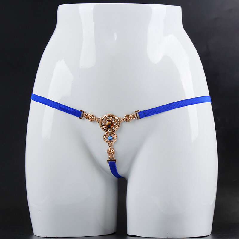 2021Sexy Lingerie Ruby Sapphire Vrouwen Diamant Thong Stretch Body Sexy Verleiding Exotische Accessoires Transparante Verleiding