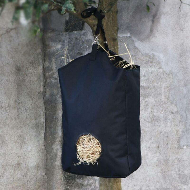 Функциональный мешочек для сена, Удобный Крючок для медленного кормления, мешочек для сена, сумка-тоут для сена