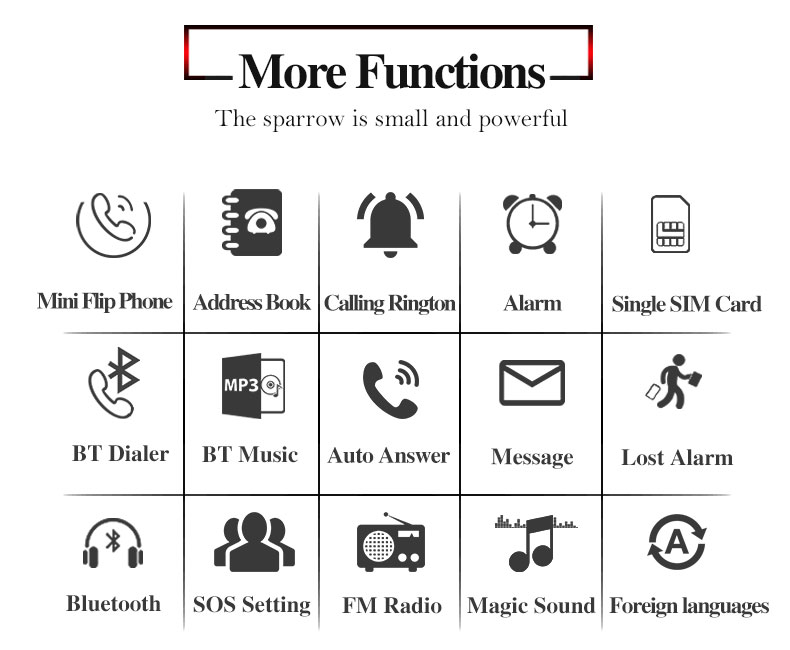 J9 mini telefone móvel dobrável, tela de 0.66 polegadas, menor, bluetooth, com discagem por voz, fm, viva-voz, fone de ouvido para crianças