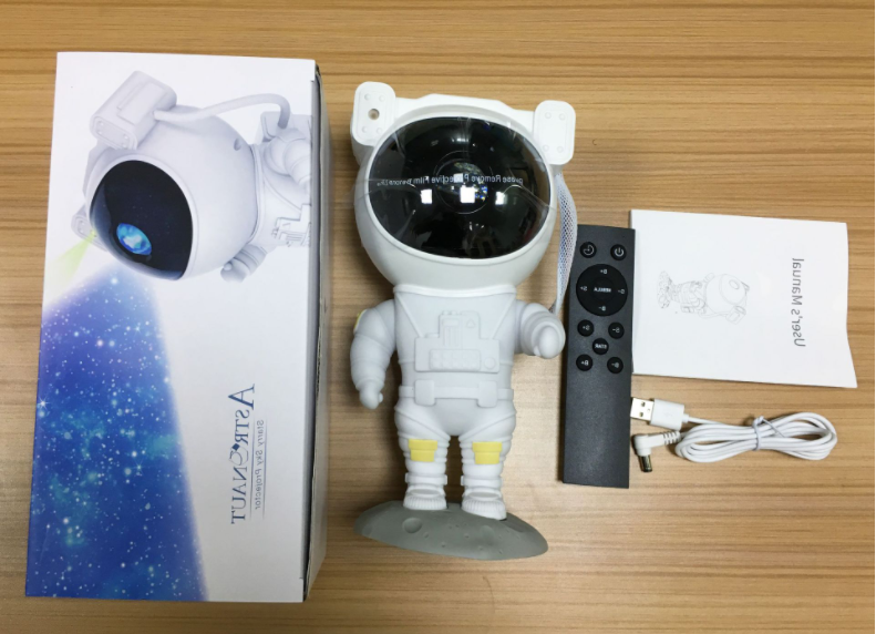 Astronaut LED Novelty Night Light Galaxy Star Projection Lamp Children's Bedroom Projection Lamp Home Decoration Lighting Gift