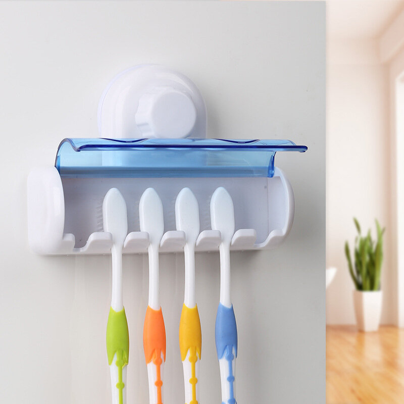 Set di accessori per il bagno portaspazzolino portaoggetti per spazzolino da denti supporto per montaggio a parete scaffale per articoli da toeletta organizzatore per spazzolino da denti