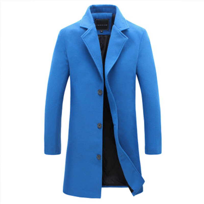 Moda masculina jaquetas masculino fino se encaixa casacos de negócios dos homens longo inverno à prova de vento outwears plus size 5xl preto venda quente alta qualidade