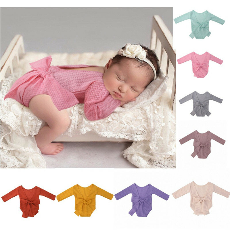 Реквизит для фотосъемки новорожденных, комплект одежды для маленьких девочек, комбинезон, боди, наряд, одежда для фотосъемки